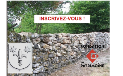 Journée citoyenne de restauration de murets en pierre sèche le samedi 30 Mai 2026.