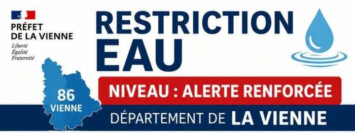 🚨 RESTRICTION EAU : ALERTE RENFORCÉE 🚨